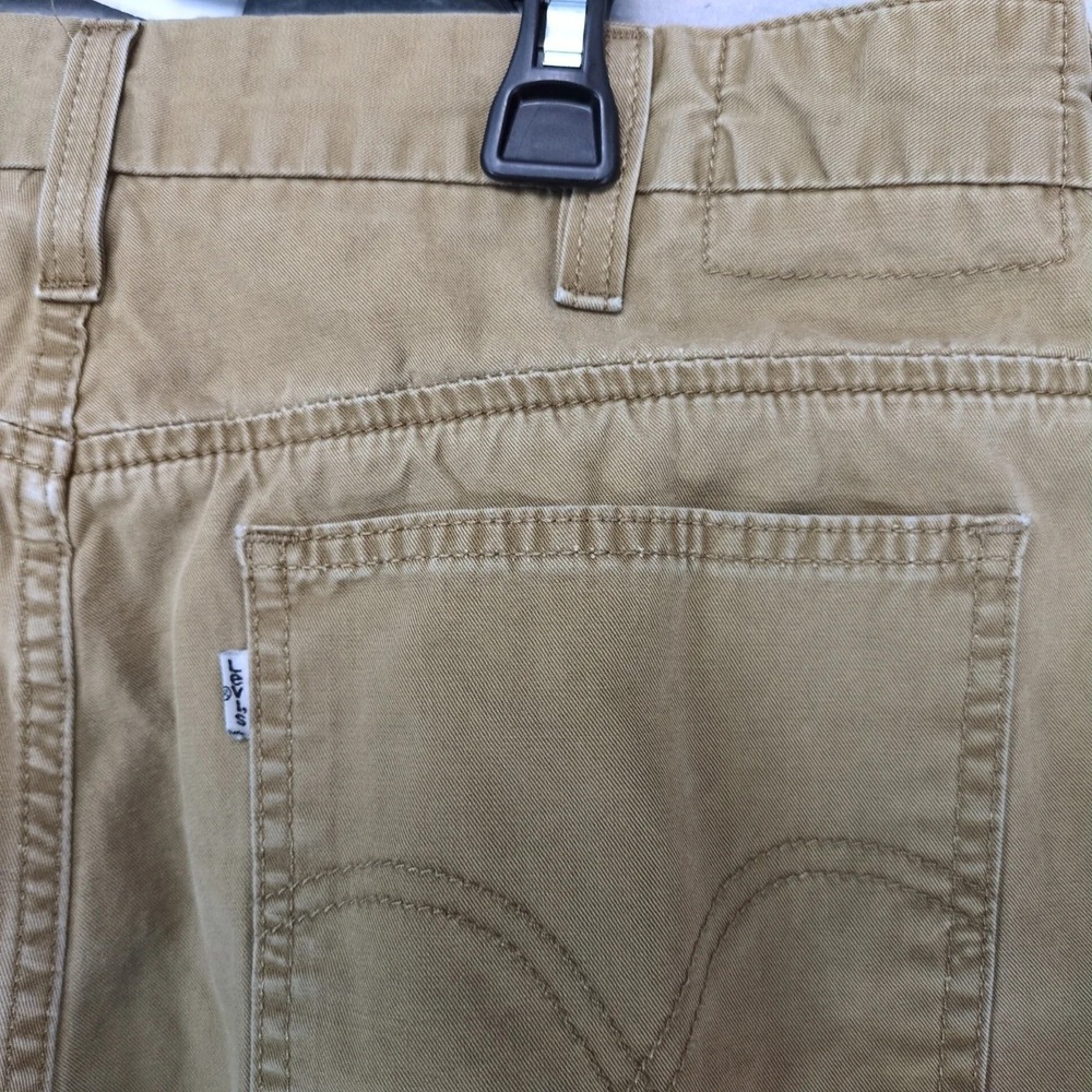 Levi's 505 Tan Trouser Pants Mens 34x32 Side Zip Pocket Utility Streetwear 2010s - Picture 5 of 8